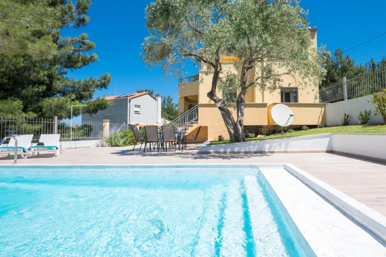 Louloudis Pool Villa Skala Rachoni  Exterior foto