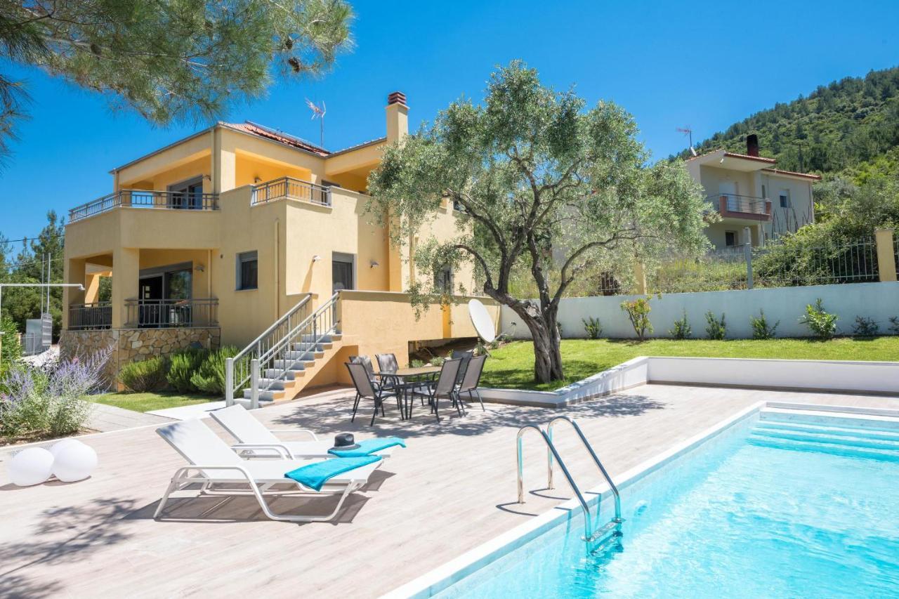 Louloudis Pool Villa Skala Rachoni  Exterior foto